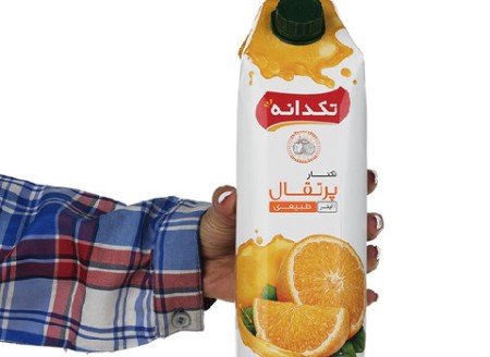 خرید و قیمت آبمیوه پرتقال یک لیتری تکدانه + فروش عمده